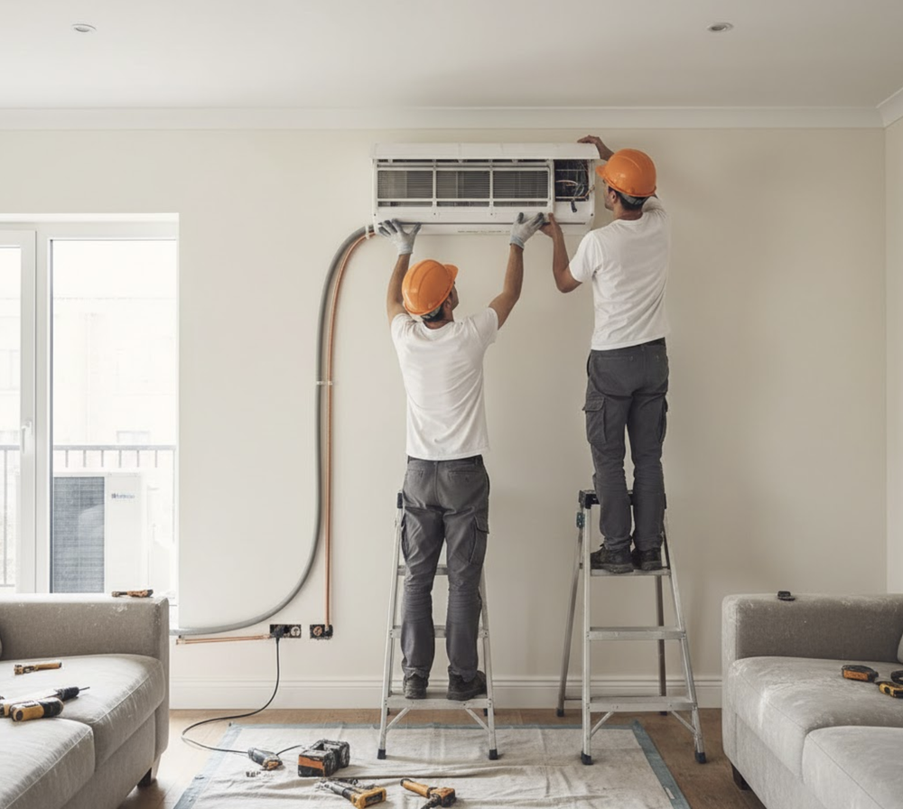 Wall Mounted Air Conditioner Installation
