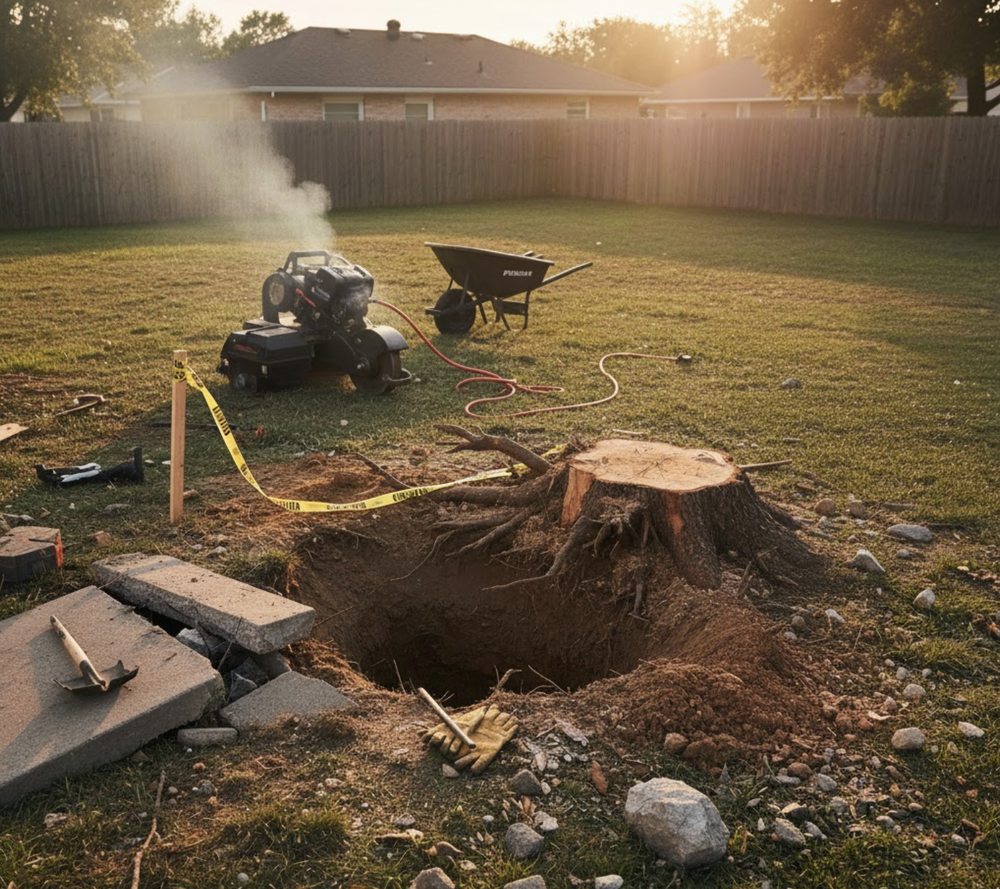 The Hidden Dangers Of Diy Stump Removal