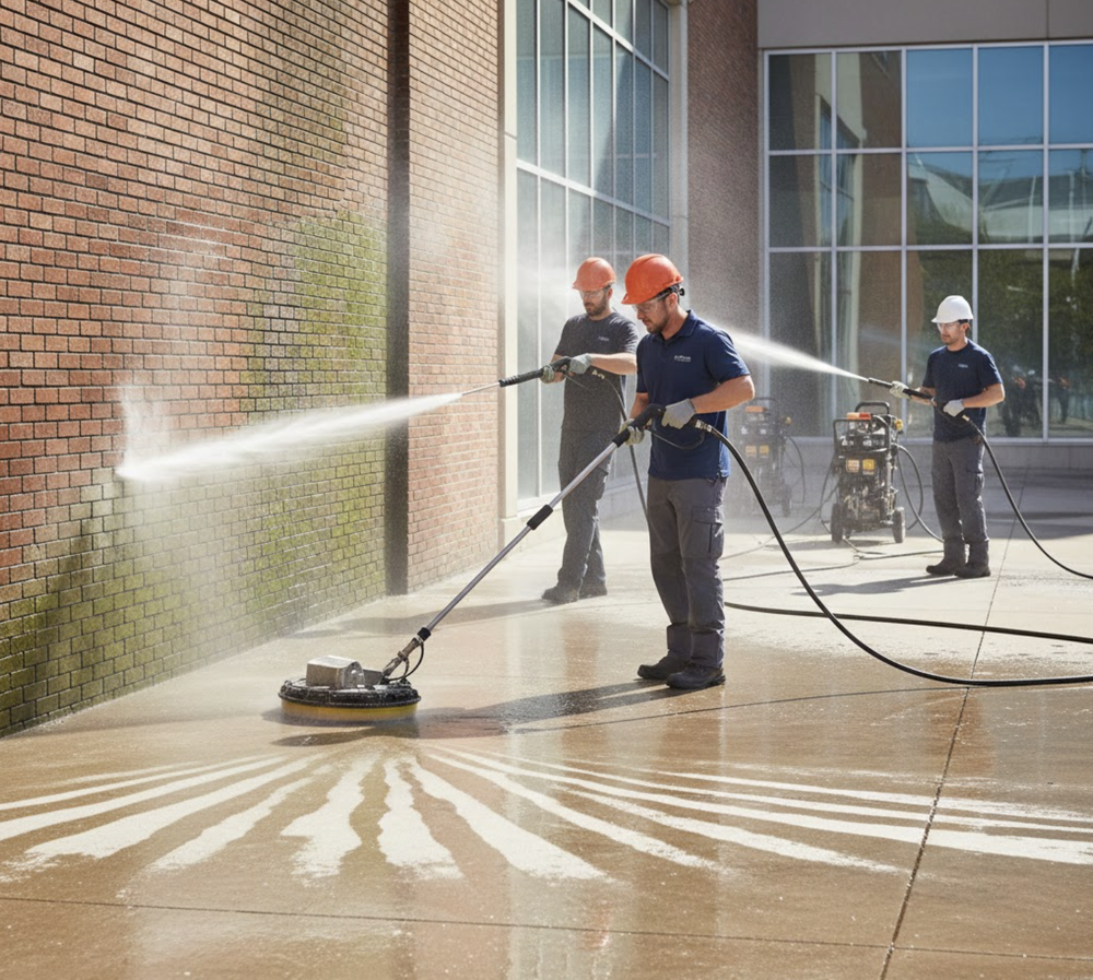 Commercial Pressure Washing