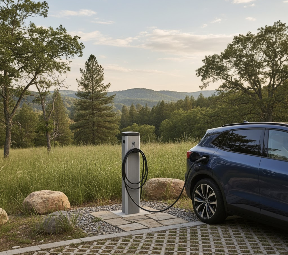 Outdoor Ev Charger Installation