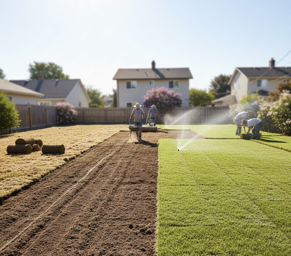 Lawn Renovation Replacement