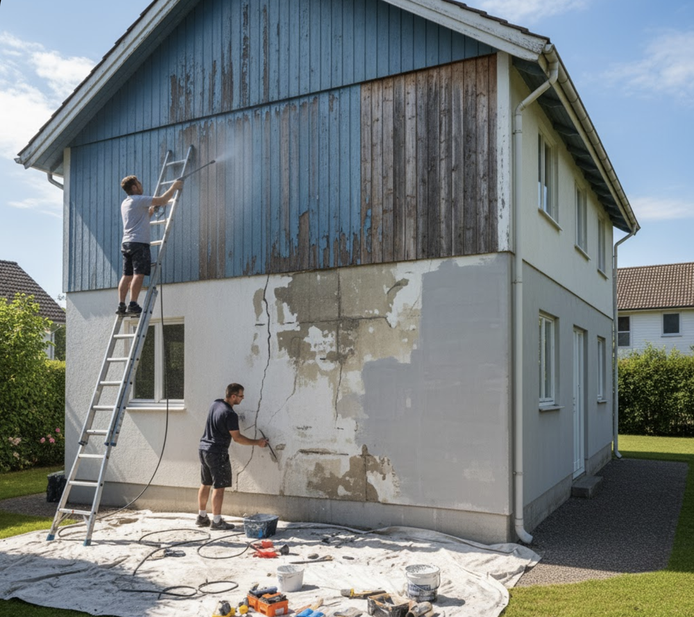 How To Prepare Exterior Walls For Painting