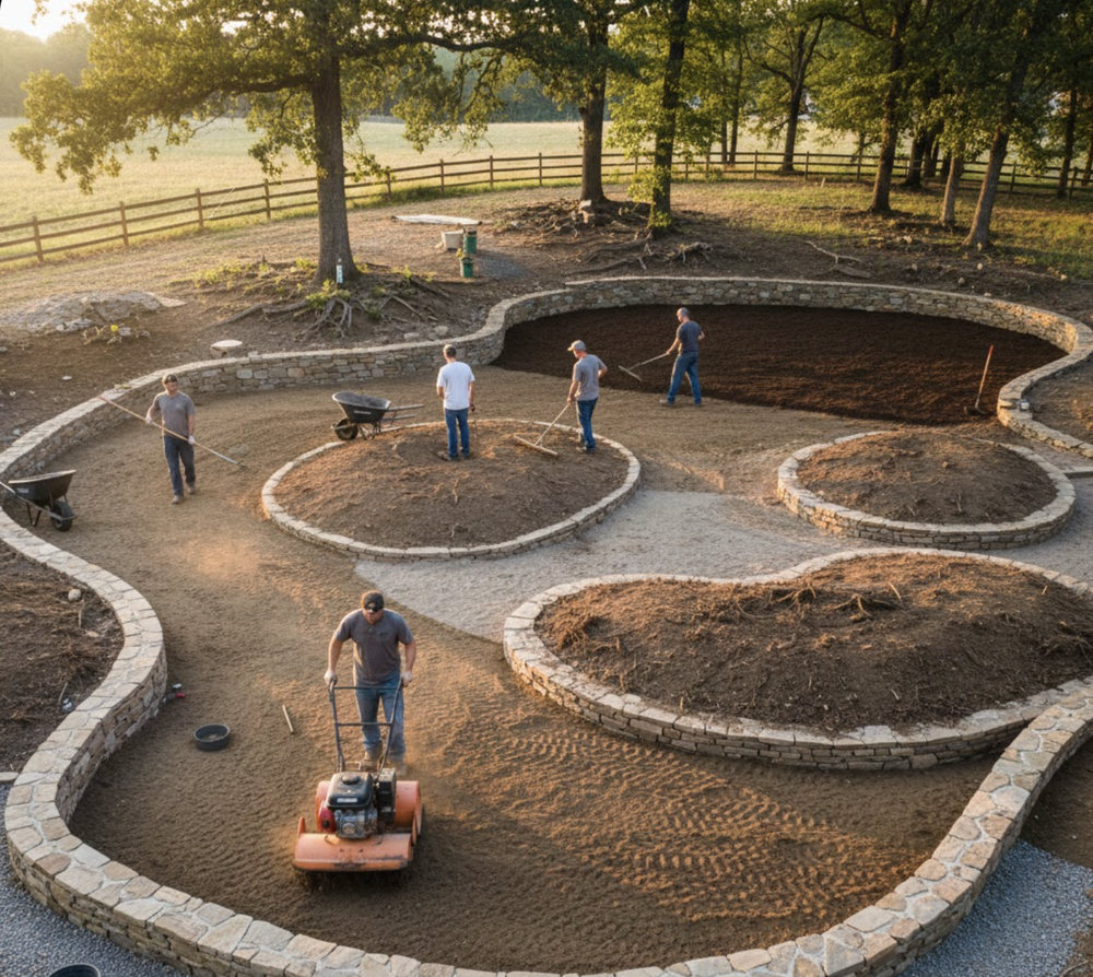 Decorative Functional Ground Preparation