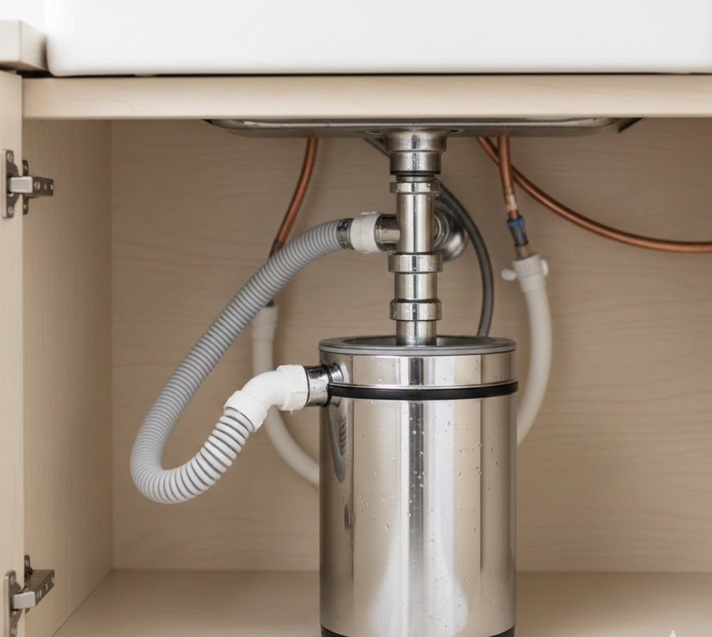 How To Install A Waste Disposal With A Dishwasher Connection