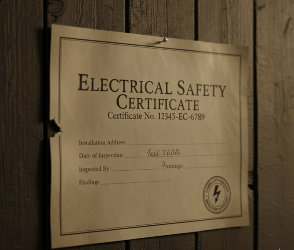 Electrical Safety Certificates Eicr Explained